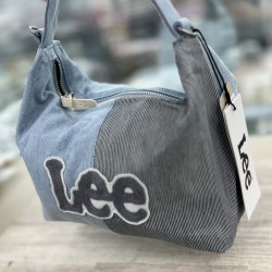 【韓國LEE｜牛仔拼接帆布雲朵包】