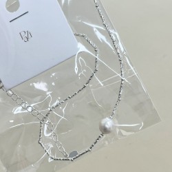 【韓國熱門飾品店精選-天然淡水珍珠項鍊】