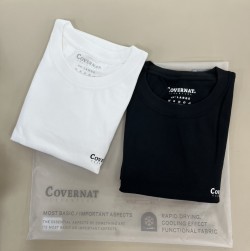 【韓國 Covernat 同名小標短袖T恤兩件組】
