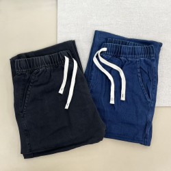 【春款-8度天絲顯瘦綁帶牛仔直筒褲】