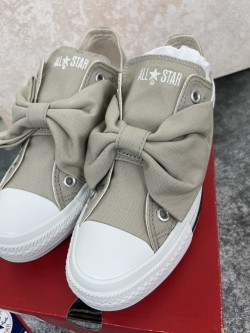 【Converse 限定Ribbon Belt蝴蝶結懶人鞋 31304040 BEIGE】