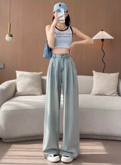 【雪灰天絲寬褲｜2025春夏限定款】