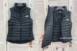 【法國🇫🇷巴黎the north face 女生羽絨背心黑色】