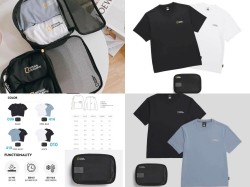 【韓國 NATIONAL GEOGRAPHIC｜Aerocool 涼感機能短袖T恤二件組】