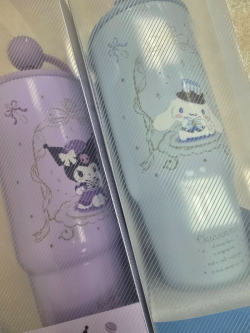 【正版授權｜三麗鷗 不鏽鋼真空隨行吸管酷樂杯 900ml】