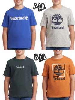 【美國Timberland 男大童短袖兩件組】