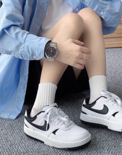 【NIKE｜GAMMA FORCE 黑白熊貓女款復古運動鞋】［DX9176-100］
