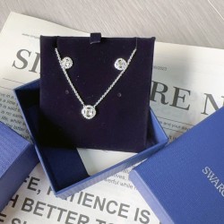 【Swarovski施華洛世奇｜Millenia 項鍊耳環套組】(特價)