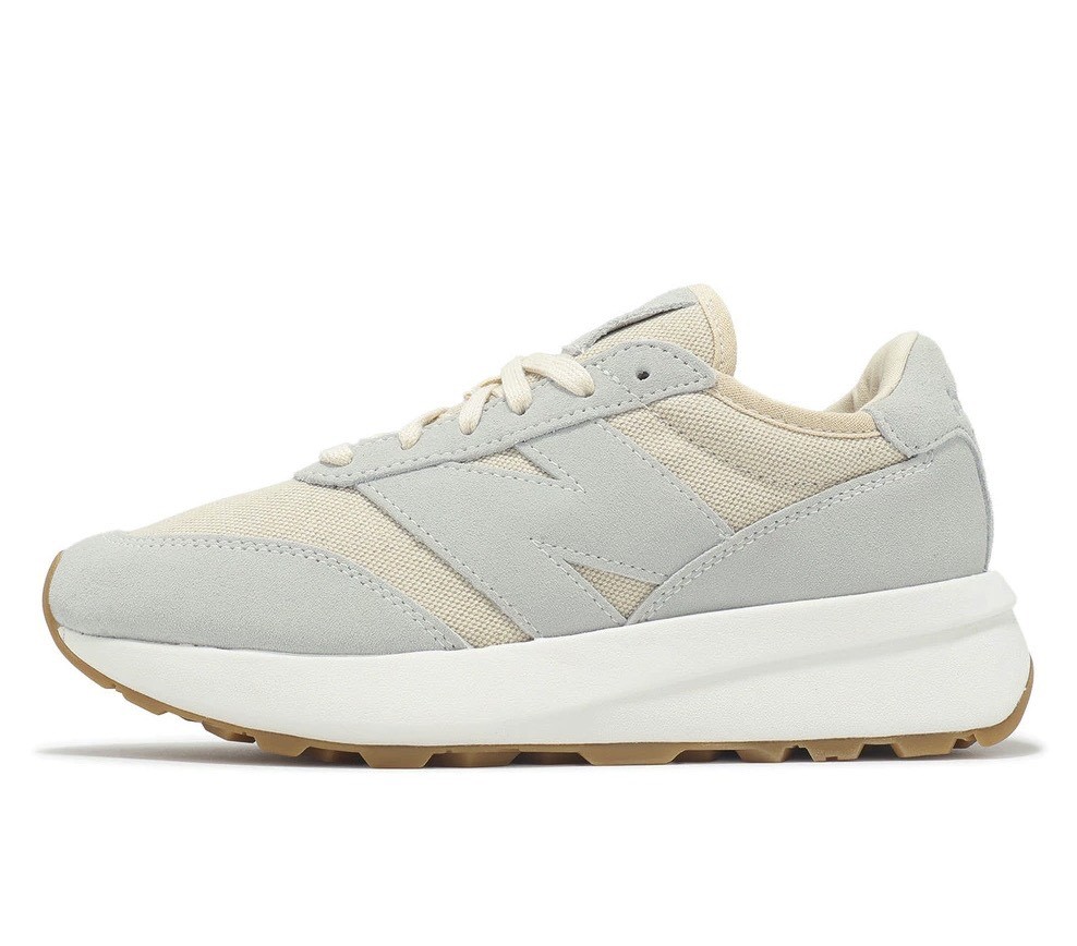 ♘【New Balance｜370杏灰色-中性運動鞋 U370UD-D】